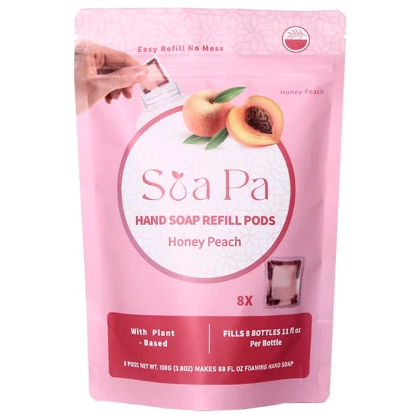 8 Pack Foaming Hand Soap Refill Pods