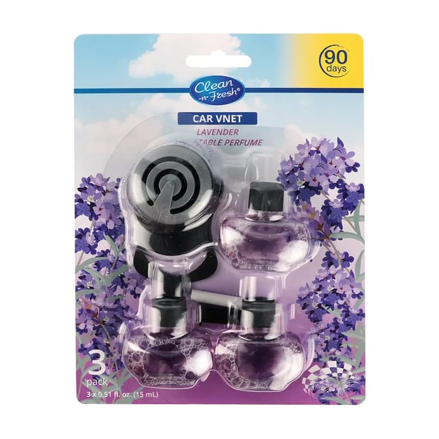 Car Vent Adjustable Perfume (refills:15mlX3PK), Car Vent Air Freshener