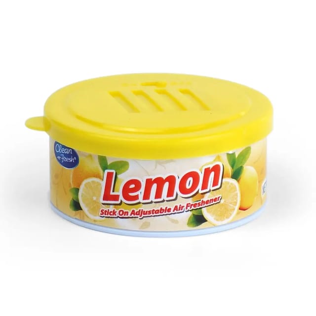 Stick on adjustable air freshener lemon, gel car air freshener