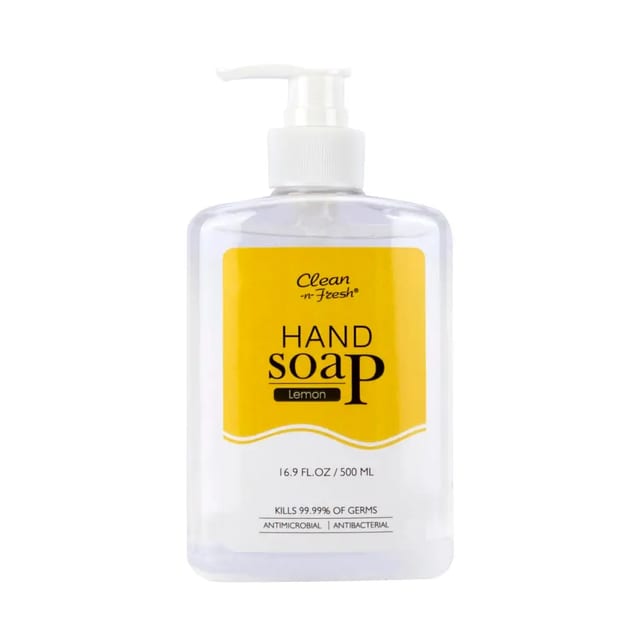 500ml Antibacterial Liquid Hand Soap Lemon