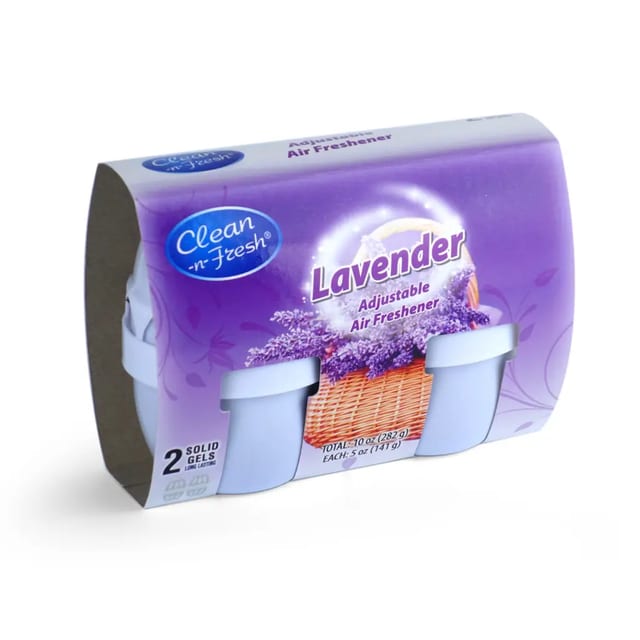Solid gel air freshener