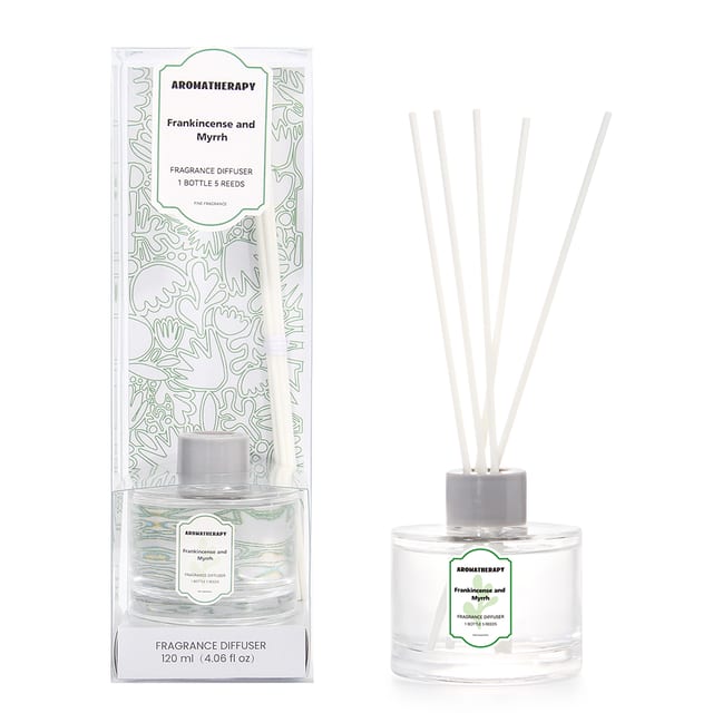 Reed Diffuser PET Box Frankincense and Myrrh 120ml