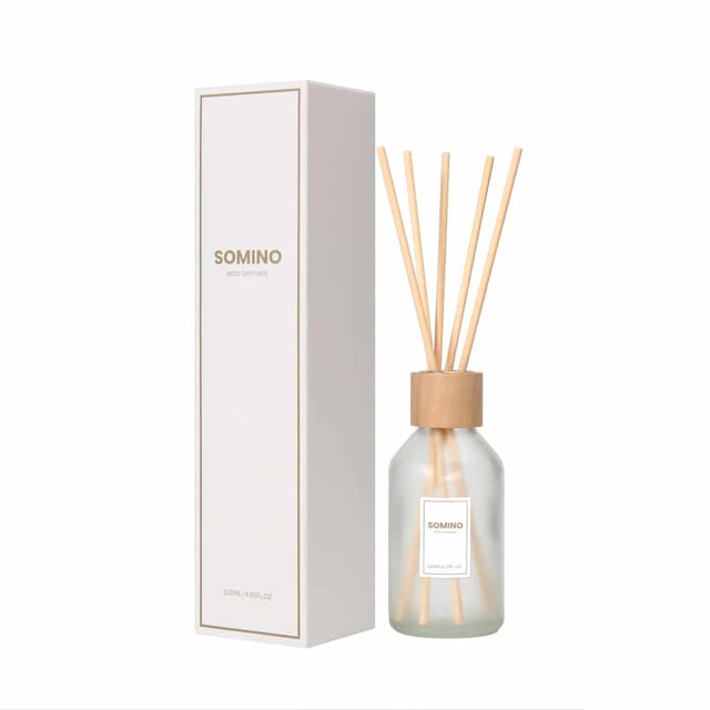 Round Shoulder Frosted Bottle Reed Diffuser 120ml