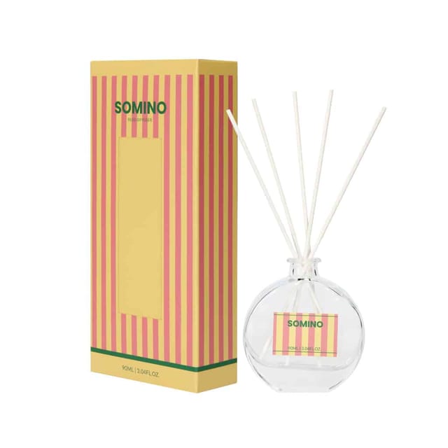Flat Clear Bottle Reed Diffuser 90ml