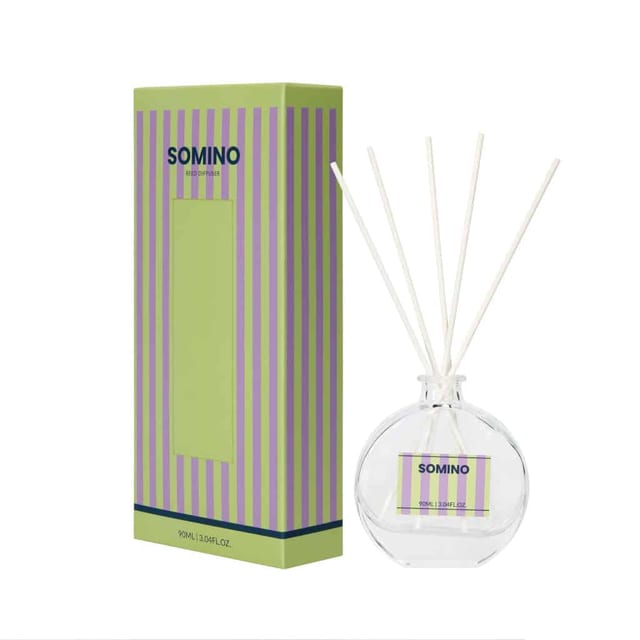 Flat Clear Bottle Reed Diffuser 90ml