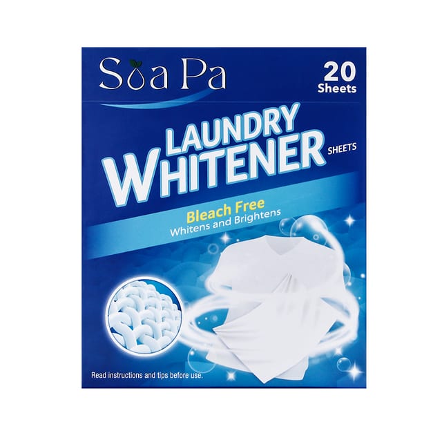 Laundry Whitener Sheets 20 pack