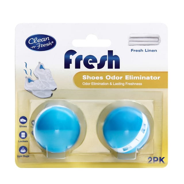 Shoe Deodorizer Balls Fresh Linen 2pack