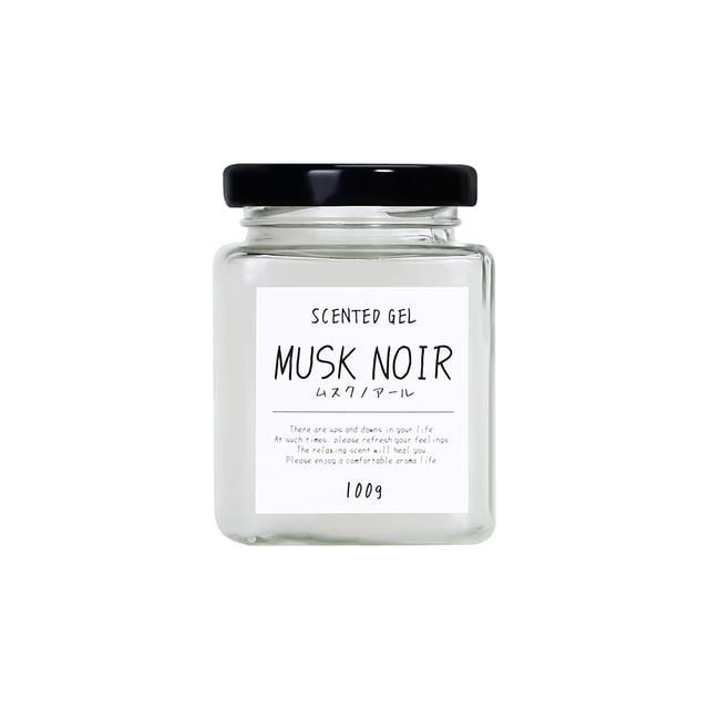 Scented Gel Air Freshener Musk Noir 100g