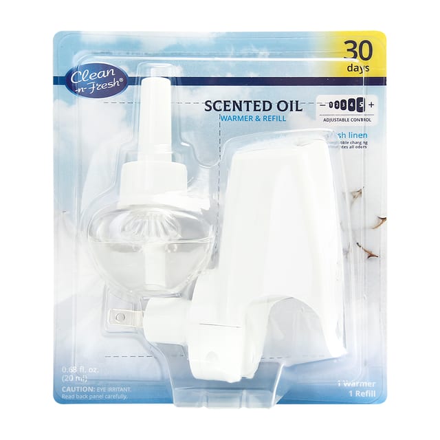 Scented Oil Warmer & Refill Fresh Linen