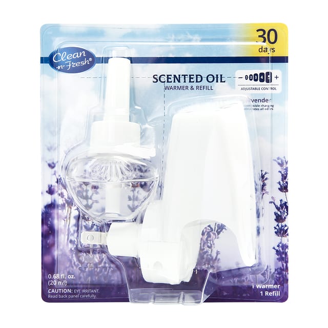 Scented Oil Warmer & Refill Lavender