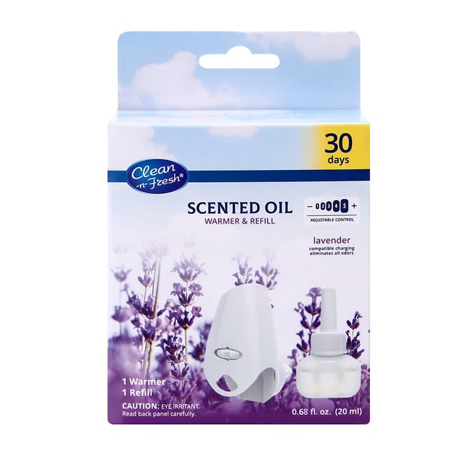 Scented Oil Warmer & Refill Lavender