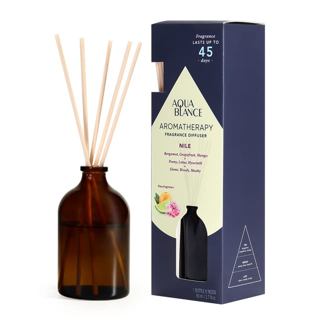 Amber Glass Reed Diffuser Nile 80ml